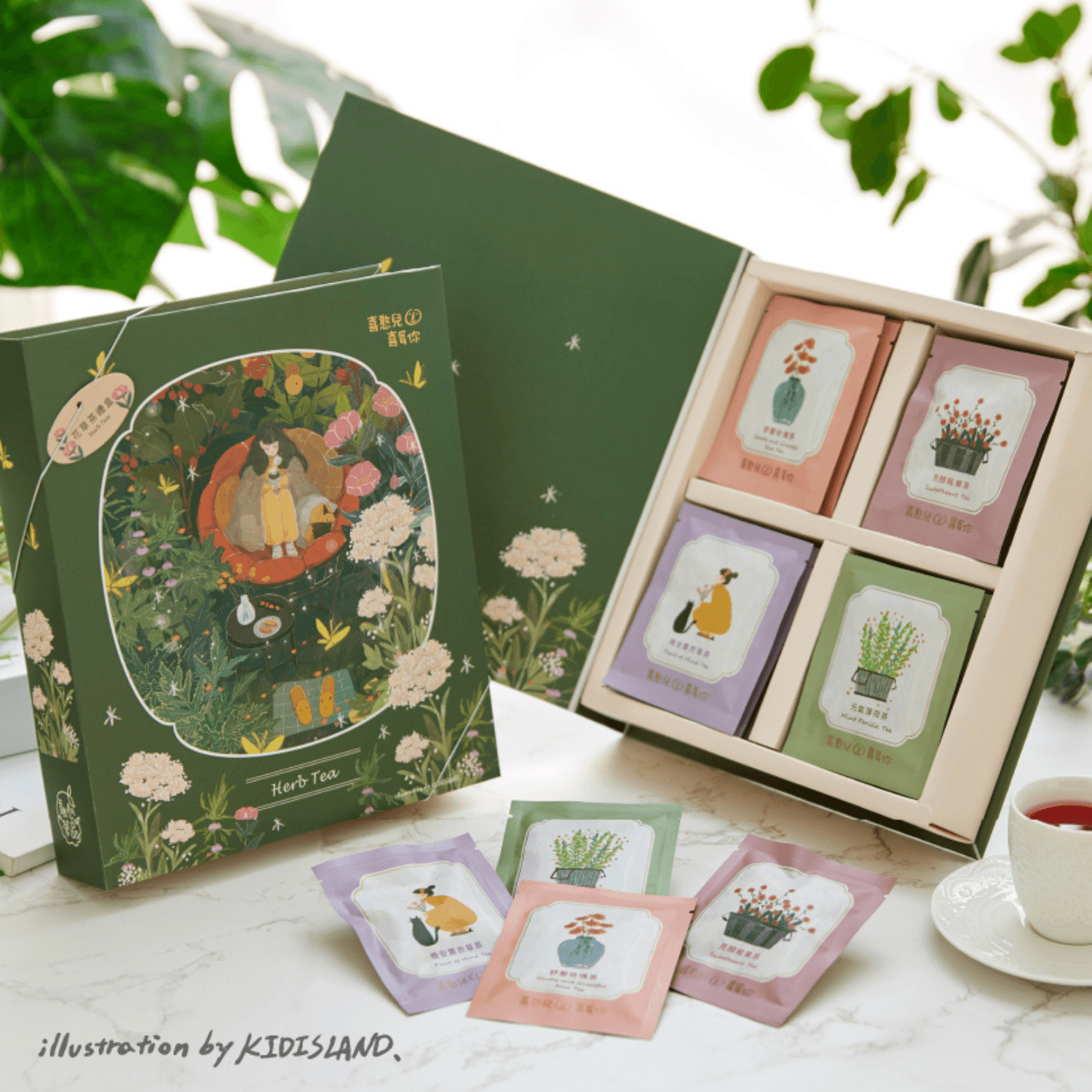 花草茶禮盒.恬靜花園